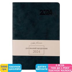 Фото - Ежедневник Leo Planner 2024 Case, графит (252425)