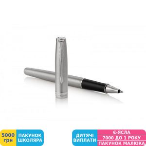 Фото №2 - Ручка подарункова ролер Parker (Паркер) Sonnet 17 Stainless Steel CT RB (84 222)