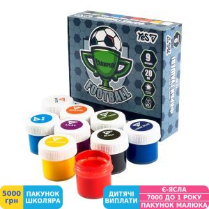 Фото №2 - Гуаш Yes Football, 9 кол., 20 мл (230452)