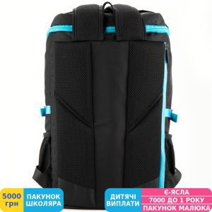 Фото №10 - Pюкзак Kite Kite&More, чоловічий, чорний (K18-1018XL-2)