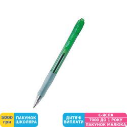 Фото - Ручка кулькова автоматична Pilot Super Grip Neon, зелений корпус, синя (BPGP-10N-F-O)