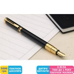 Фото №4 - Ручка подарункова перова Waterman PERSPECTIVE Black GT FP F (11 400)