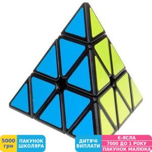 Фото №1 - Головоломка Smart Cube Pyraminx black Пирамидка Смарт черная (SCP1)