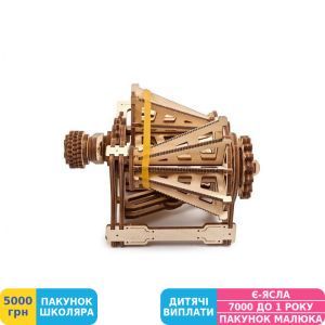 Фото №11 - Механическая STEM-модель Ugears Вариатор (70147)