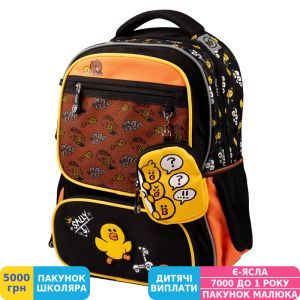 Фото №18 - Рюкзак школьный для подростка ортопедический Yes TS-46 Line Friends, для девочек (559444)
