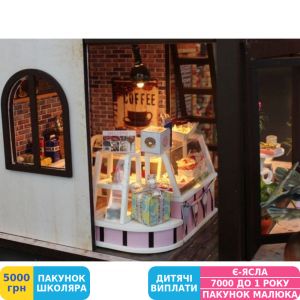 Фото №4 - Міні-інтер'єрна модель ручної роботи Hobby Shop Coffee House (M027)