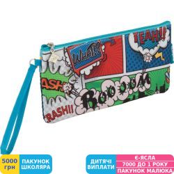Фото - Пенал м'який Kite 664 Cartoon (K17-664-4)