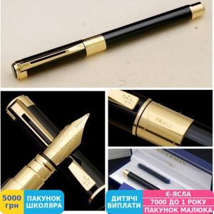 Фото №3 - Ручка подарункова перова Waterman PERSPECTIVE Black GT FP F (11 400)