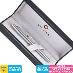 Фото №5 - Ручка подарункова ролер Sheaffer Gift Collection 100 Brushed Chrome NT RB (Sh930615)
