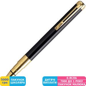 Фото №1 - Ручка подарункова кулькова Waterman PERSPECTIVE Black GT BP (21 400)