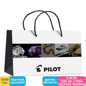 Фото №3 - Ручка подарункова кулькова Pilot MR Animal Леопард, фіолетова (BPMR2-M-LPD-L-E)