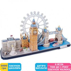Фото №7 - Трехмерная головоломка-конструктор CubicFun City Line London (MC253h)