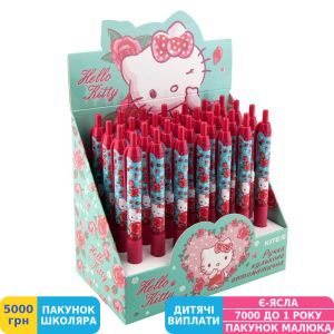 Фото №2 - Ручка шариковая автоматическая Kite Hello Kitty, 0,5 мм, синяя (HK19-039)