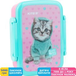 Фото - Ланчбокс Kite Studio Pets, 420 мл, с разделителем (SP22-160-2)