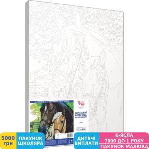 Фото №2 - Картина за номерами ROSA START Тварини 7.83, 35x45 см (N00013381)