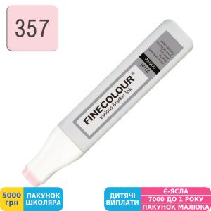Фото №2 - Заправка для маркеров спиртовая Finecolour Refill Ink 357 персик R357 (EF900-357)