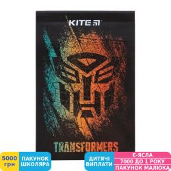 Фото - Блокнот Kite Transformers, 48 аркушів, клітинка (TF23-224)