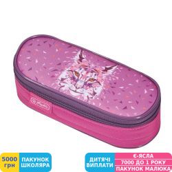 Фото - Пенал Herlitz Case Flap Wild Animals Рись (354288)