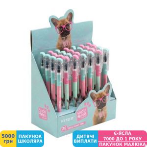 Фото №2 - Ручка шариковая Kite Studio Pets, 0,5 мм, синяя (SP21-032)