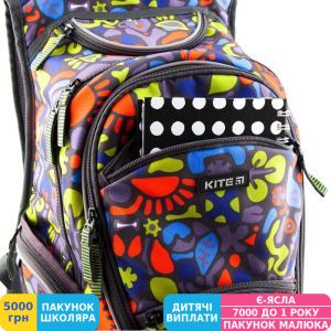 Фото №8 - Рюкзак для подростка Kite Education 857, женский, серый (K19-857L-1)