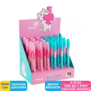 Фото №3 - Ручка шариковая Kite EasyStart Kitty, 0,7 мм, синяя (K25-099-2)