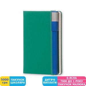 Фото №2 - Ручка подарочная роллер Moleskine Plus, синяя (EW61RB1107)