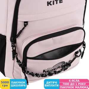 Фото №10 - Рюкзак для подростка (городской) Kite Education Teens Miracle, для девочек, розовый (K26-1019L-1)