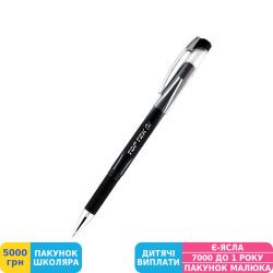 Фото - Ручка гелева Unimax Top Tek Gel, 0,5 мм, чорна (UX-133-01)