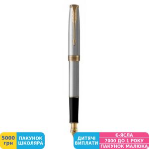Фото №6 - Ручка подарочная перьевая Parker (Паркер) Sonnet 17 Stainless Steel GT FP F (84 111)