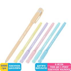 Фото - Ручка масляная Axent Soft Pastel, 0,7 мм, синяя (AB1102-02-A)