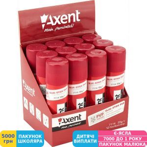 Фото №2 - Клей-олівець Axent, PVP, 35 г (7114-A)