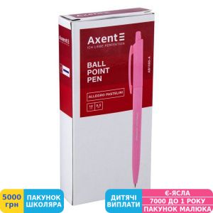 Фото №2 - Ручка шариковая автоматическая Axent Allegro Pastelini, 0,5 мм, синяя (AB1090-02-A)
