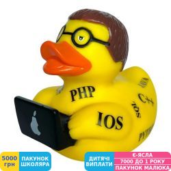 Фото - Колекційна іграшка Funny Ducks гумова качка Програміст (L1333)