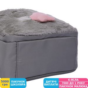 Фото №6 - Рюкзак детский Yes K-47 Pusheen Toy, для девочек, серый (550595)