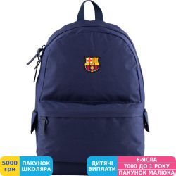 Фото - Рюкзак для підлітка Kite FC Barcelona, ​​чоловічий, синій (BC18-994L-2)