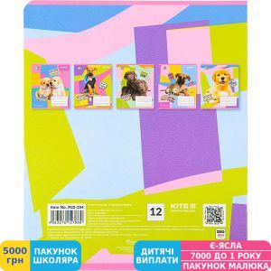 Фото №6 - Зошит шкільний Kite Rachael Hale, 12 аркушів, лінія (R22-234)