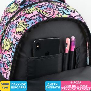 Фото №13 - Рюкзак школьный GoPack Education Let's be Friends, для девочек (GO24-175M-2)