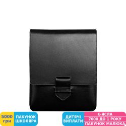Фото - Сумка-месенджер BlankNote Esquire, графіт, чорна (BN-BAG-18-g), шкіра