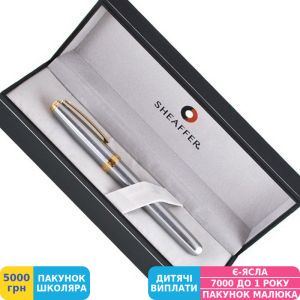 Фото №4 - Ручка подарочная перьевая Sheaffer PRELUDE Brushed Chrome CT FP M (Sh342004)
