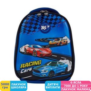 Фото №8 - Рюкзак дитячий Yes K-33 Racing Cars, для хлопчиків, синій (550020)