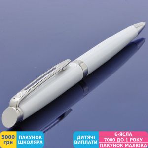 Фото №2 - Ручка подарункова кулькова Waterman HEMISPHERE White CT BP (22 062)