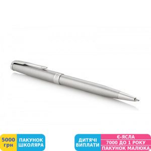 Фото №5 - Ручка подарочная шариковая Parker (Паркер) Sonnet 17 Stainless Steel CT BP (84 232)