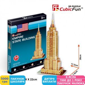 Фото №2 - 3D пазл CubicFun Mini Емпаєр Стейт Білдінг (S3003h)