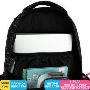 Фото №2 - Рюкзак для подростка GoPack Teens, для девочек, чёрный (GO25-162L-2)