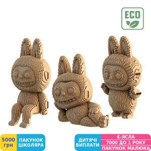 Фото №10 - 3D пазл скульптурный Cartonic Buboo Trio (CARTTRIOBUBOO)