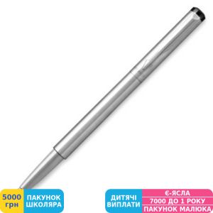 Фото №1 - Ручка подарункова ролер Parker (Паркер) Vector 17 Stainless Steel RB (05 022)