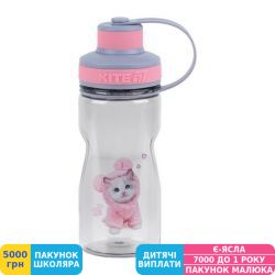 Фото - Бутылка для воды Kite Studio Pets, 500 мл, серая (SP26-397)