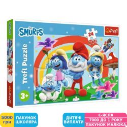 Фото - Пазли Trefl The Smurfs День смурфа, 24 Maxi елементи (14374)