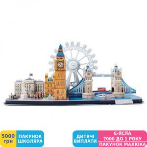 Фото №8 - Трехмерная головоломка-конструктор CubicFun City Line London (MC253h)