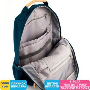 Фото №11 - Рюкзак для подростка Kite College Line, унисекс, синий (K18-891L-2)